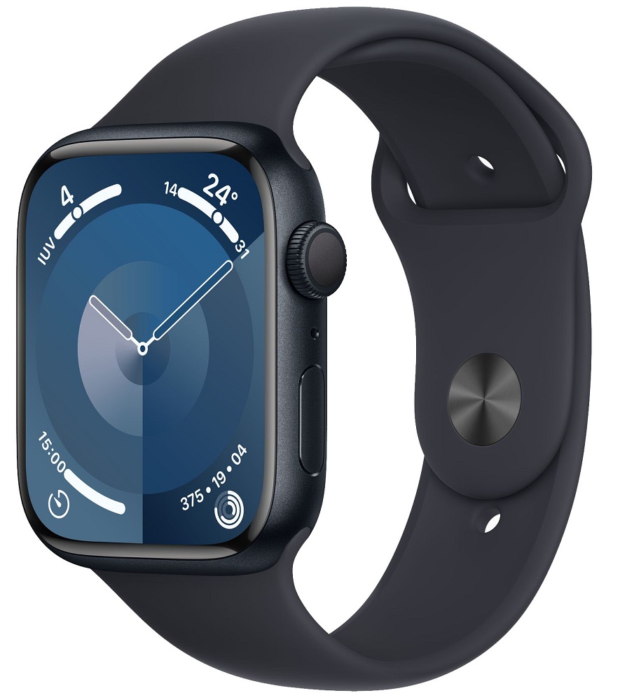 Apple Watch Series 9 MR9A3LW/A 45mm GPS - Midnight Aluminum/Sport Band